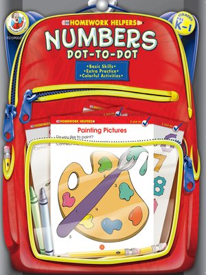 cover image of Numbers Dot-to-Dot, Grades PK--1